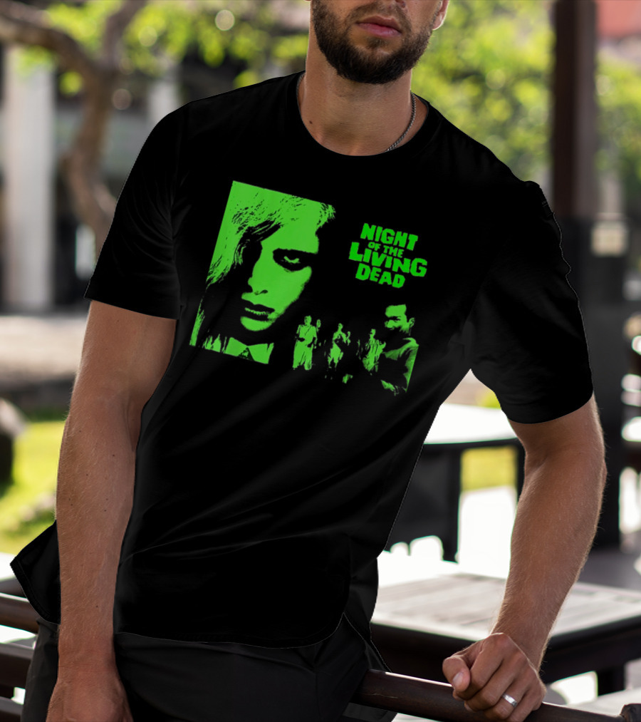 Night Of The Living Dead Vintage Classic Zombie Horror Movie T-Shirt