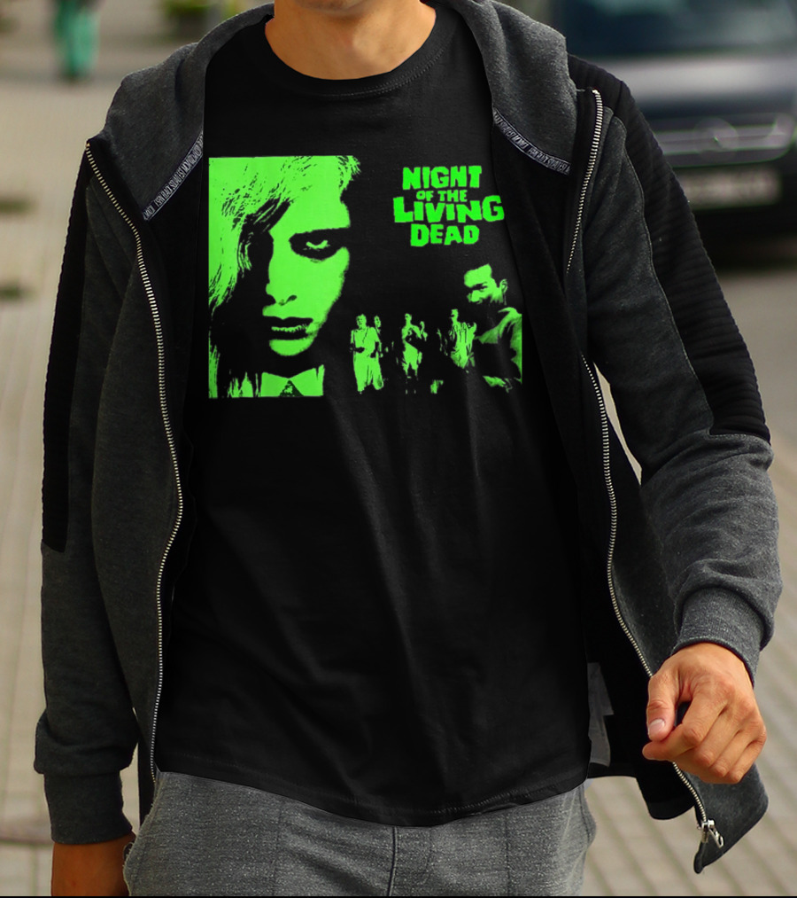 Night Of The Living Dead Vintage Classic Zombie Horror Movie T-Shirt