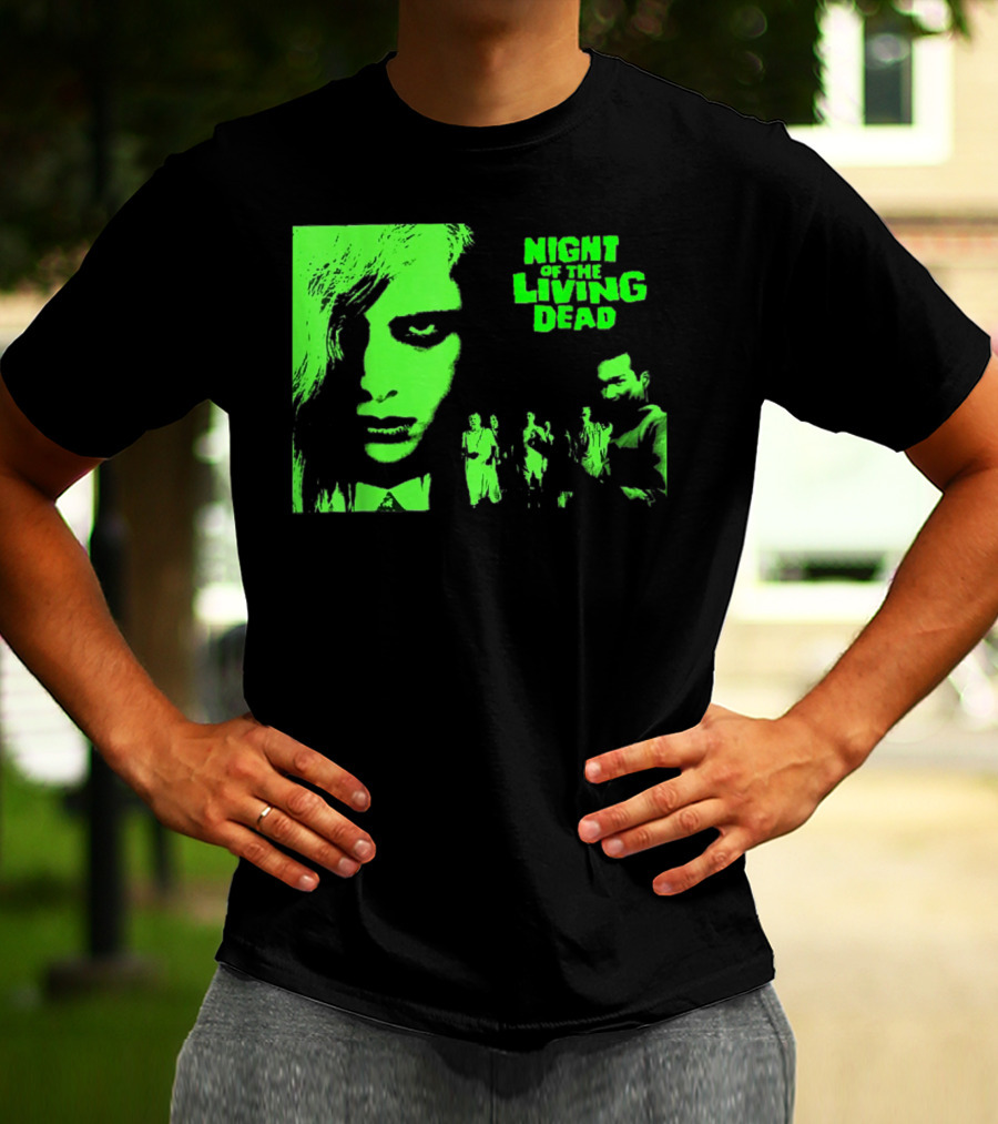 Night Of The Living Dead Vintage Classic Zombie Horror Movie T-Shirt
