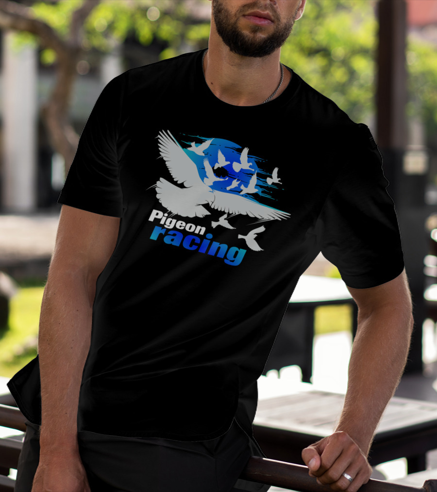 Pigeon Racing Classic Bird Flyers Racing T-Shirt