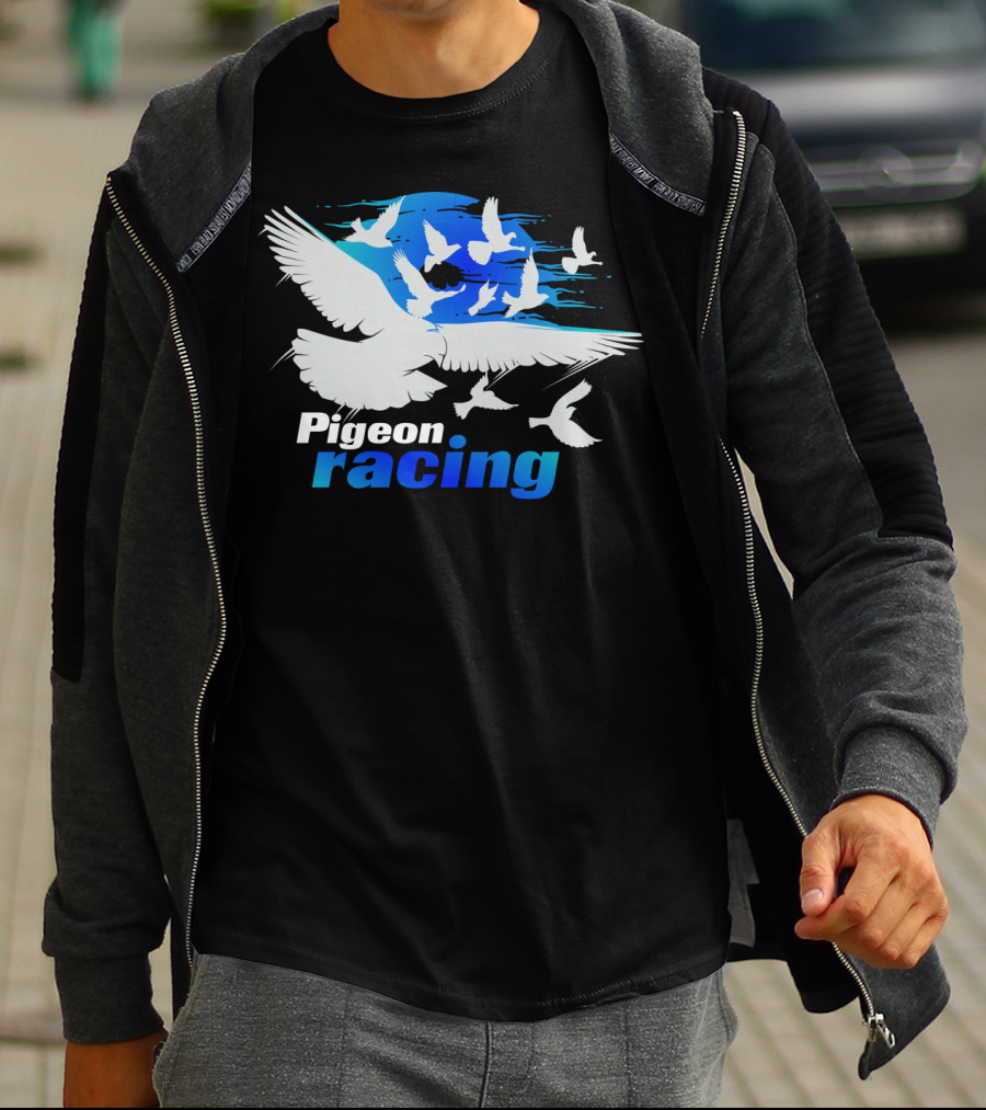Pigeon Racing Classic Bird Flyers Racing T-Shirt
