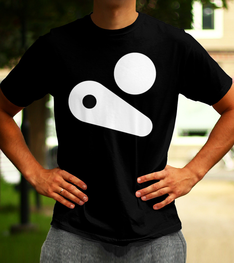 Pinball Flipper Machine Retro 80s Arcade Game Iconic T-Shirt