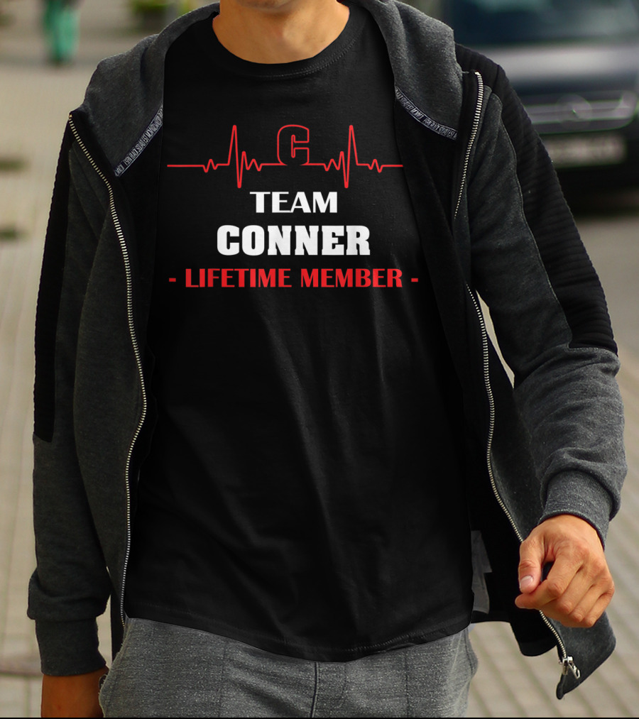 Team Conner Lifetime Member Heartbeat T-Shirt