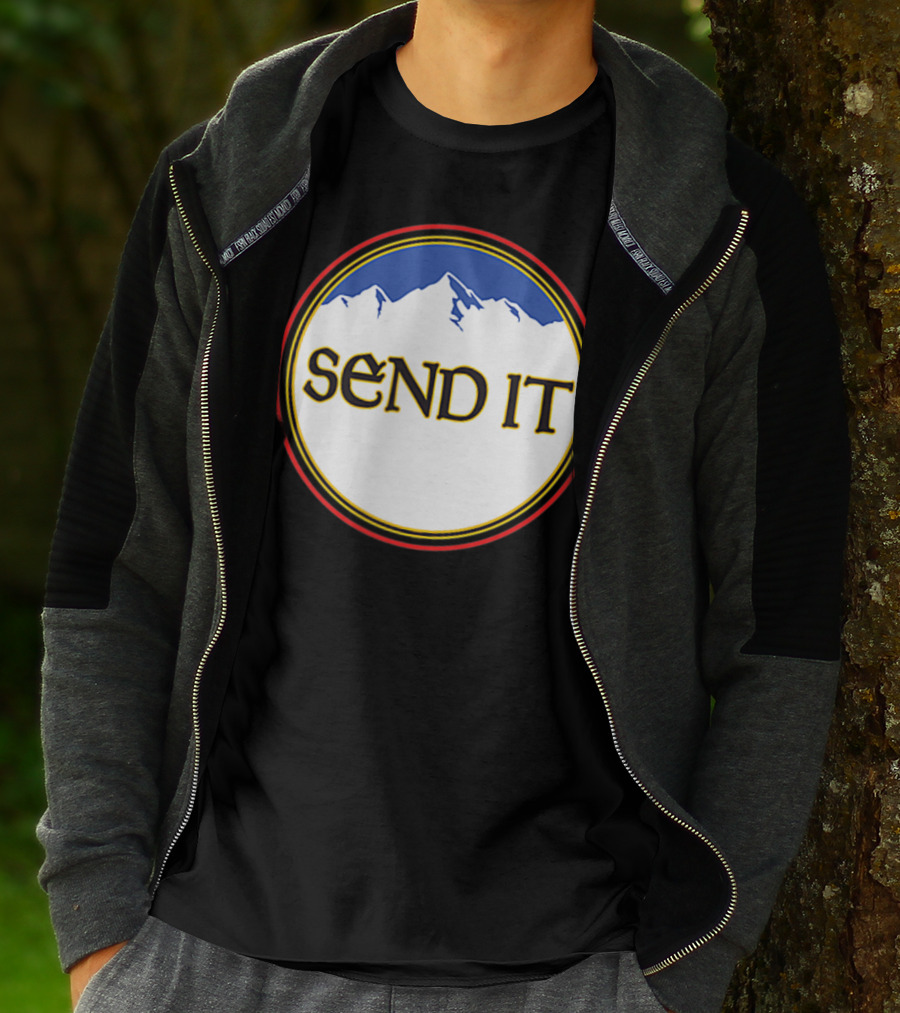 Send It Natty Mountains Party T-Shirt