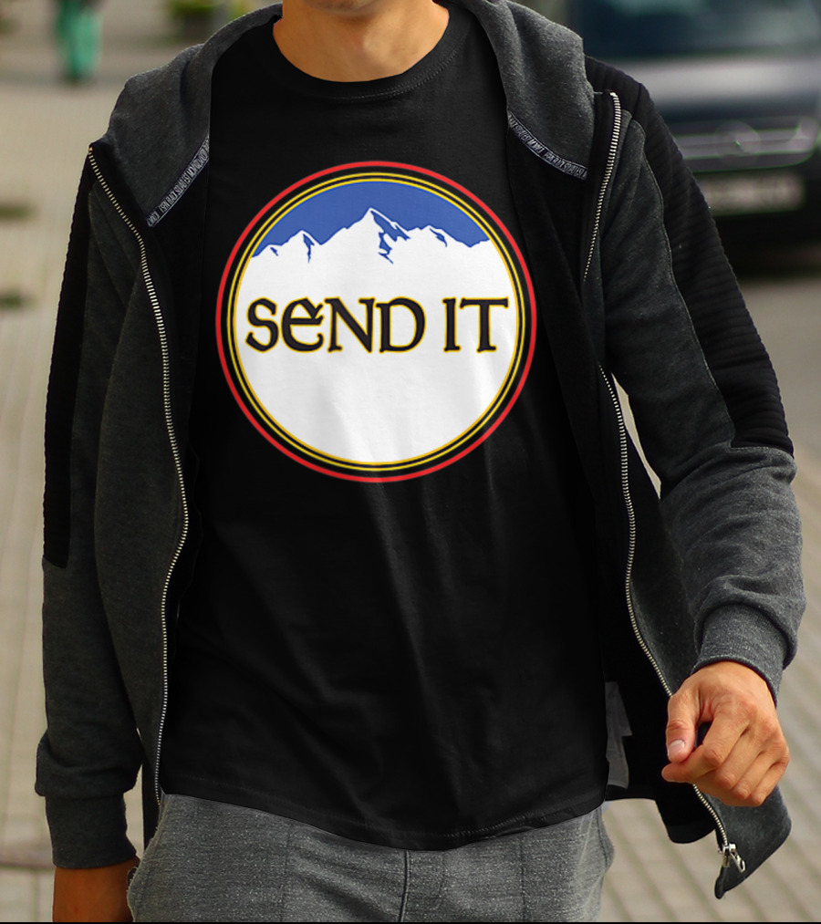 Send It Natty Mountains Party T-Shirt