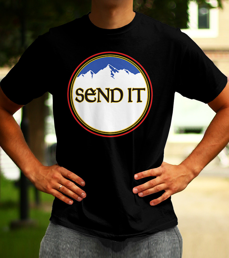 Send It Natty Mountains Party T-Shirt