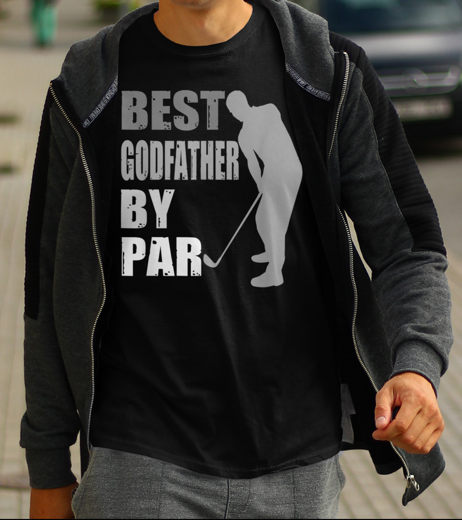 Best Godfather By Par Father's Day Golf T-Shirt