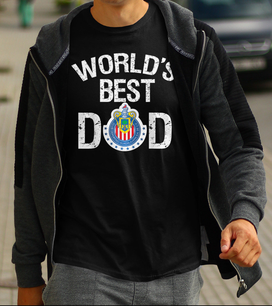 World's Best Dad FC Chivas Guadalajara Mexico T-Shirt