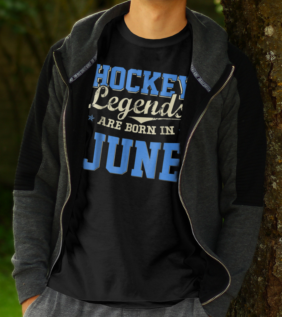 Hockey Legends Are Born In June T-Shirt