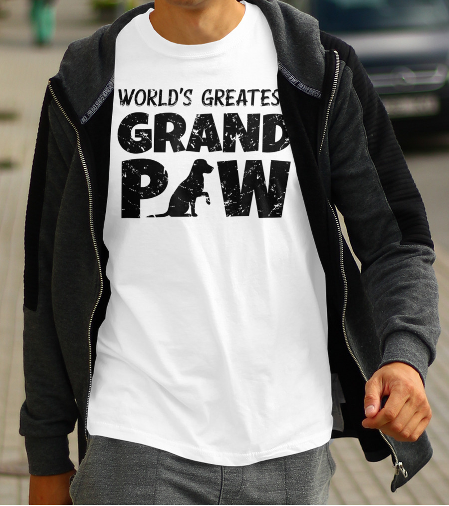 World's Greatest Grand Paw Labrador Retriever T-Shirt