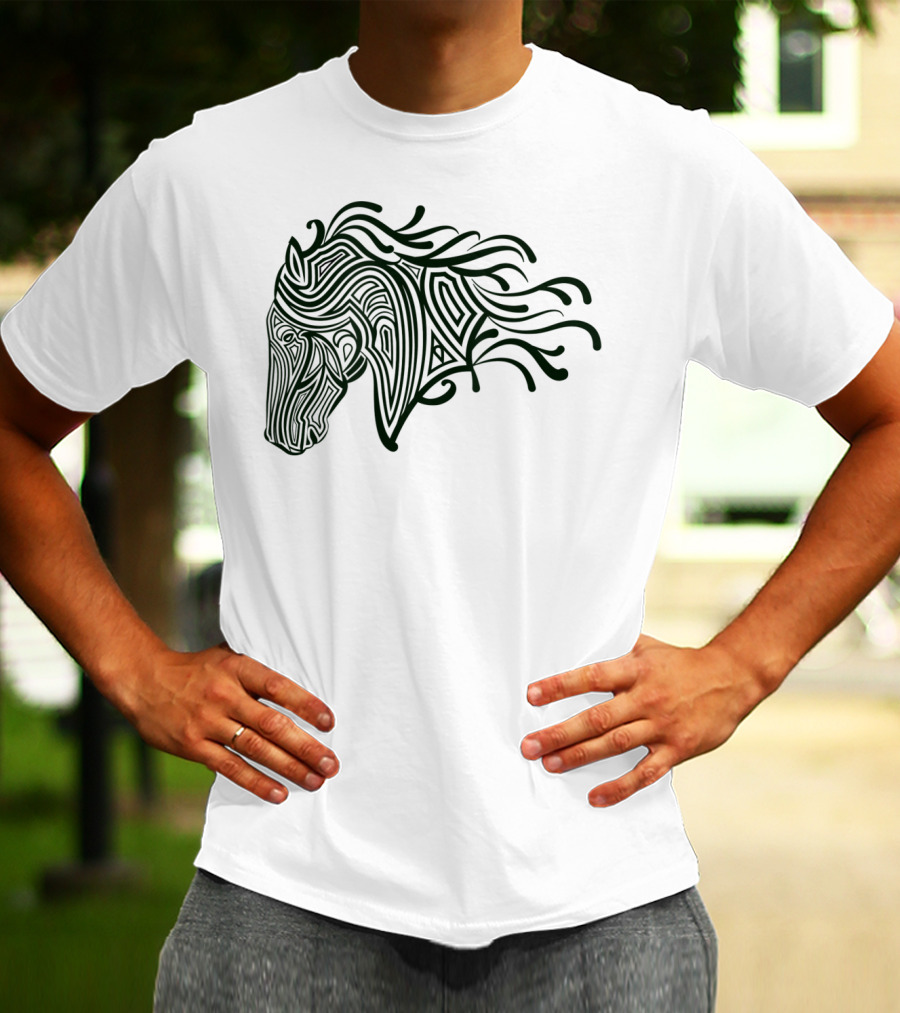 Creative Unique Horse With Flo T-Shirt