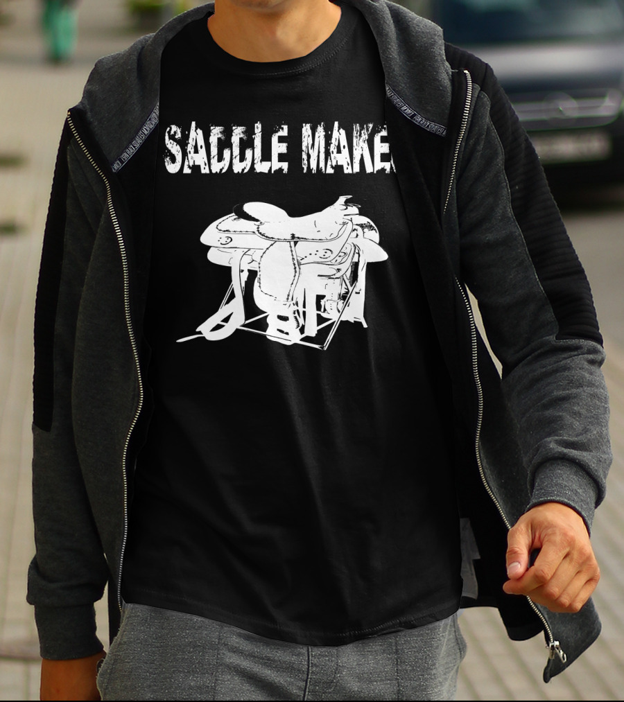 Saddle Maker Horse Saddle Repair Custom T-Shirt