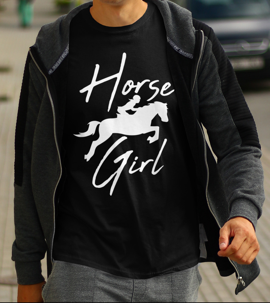 Horse Girl Horseback Riding Farm T-Shirt