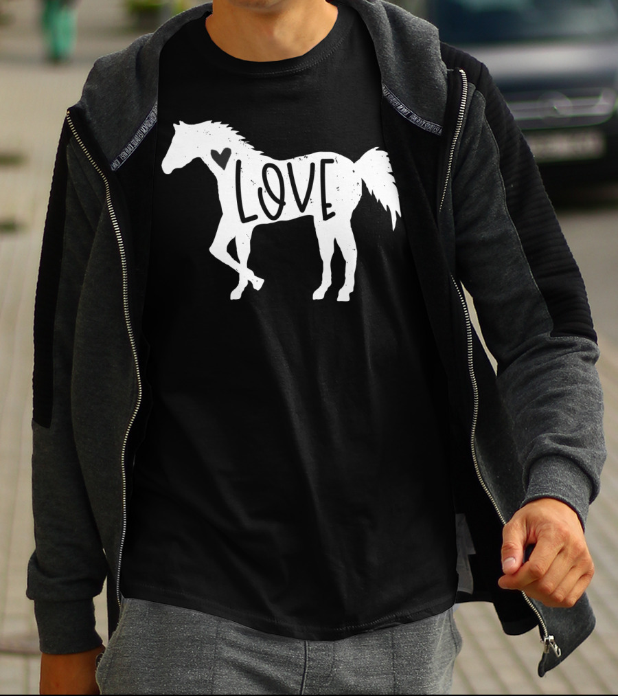 Cute Horse Love Rider Horse Love Rider T-Shirt