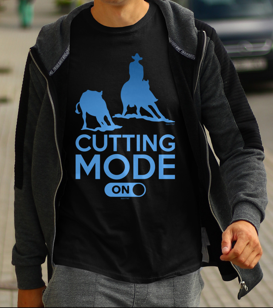 Cutting Mode On Cutting Horse Rider T-Shirt