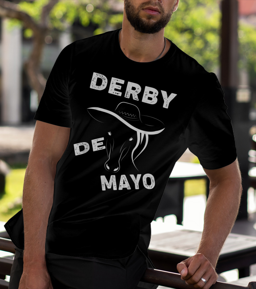 Derby De Mayo Sombrero Horse Race Mexican T-Shirt