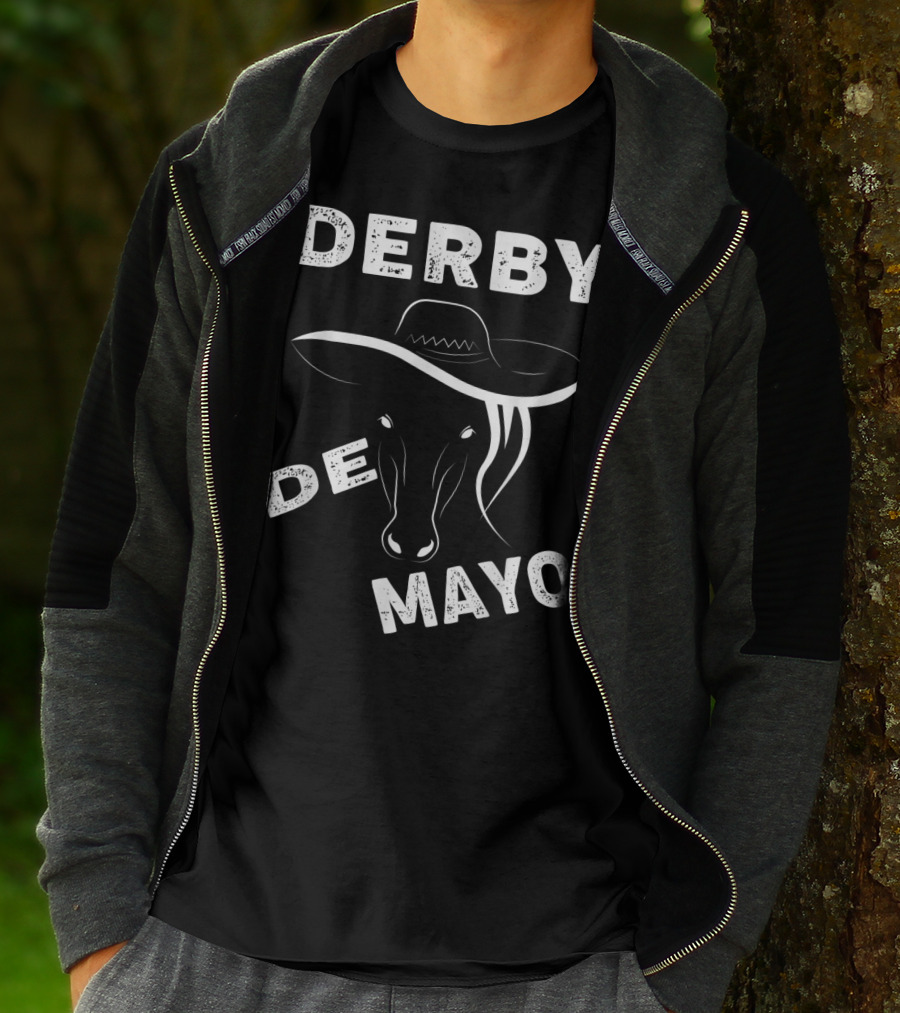 Derby De Mayo Sombrero Horse Race Mexican T-Shirt