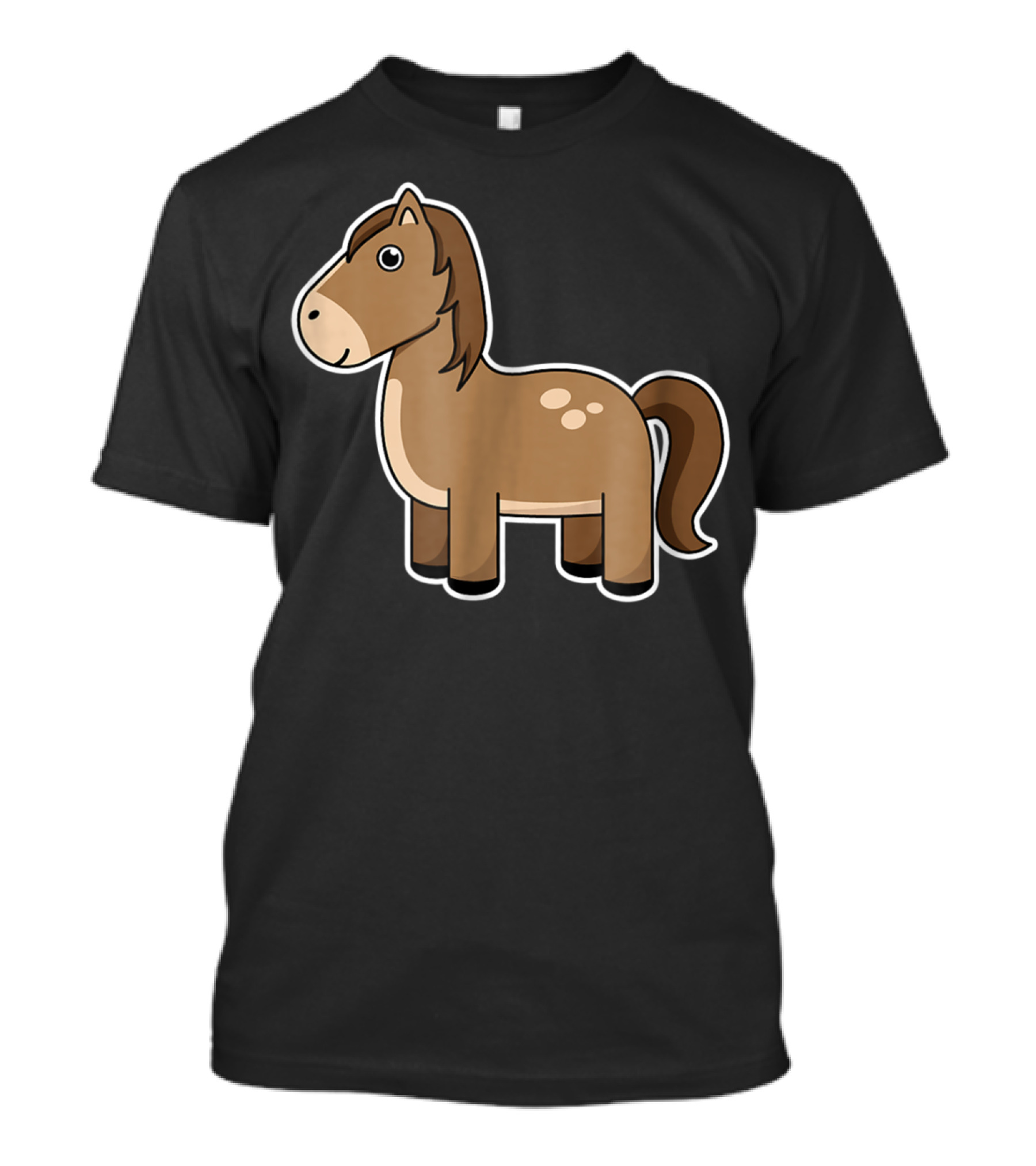 Cute Cartoon Horse Lover T-Shirt