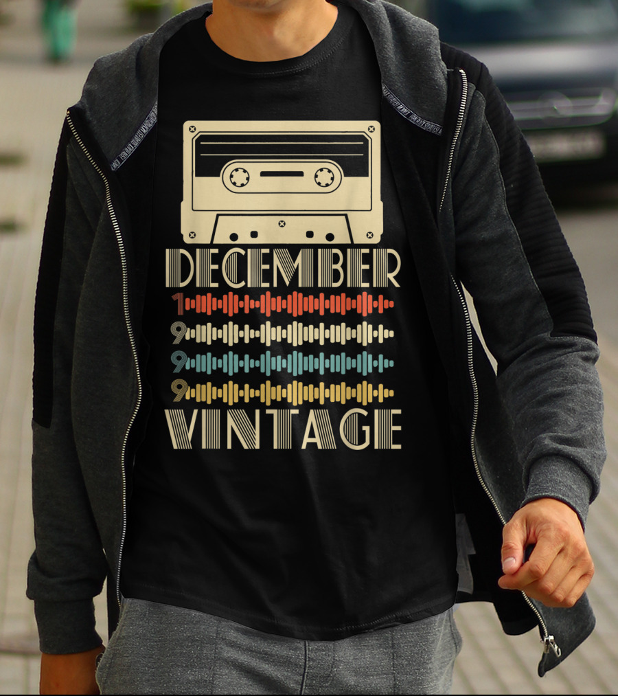 December 1999 Vintage Cassette Tape T-Shirt