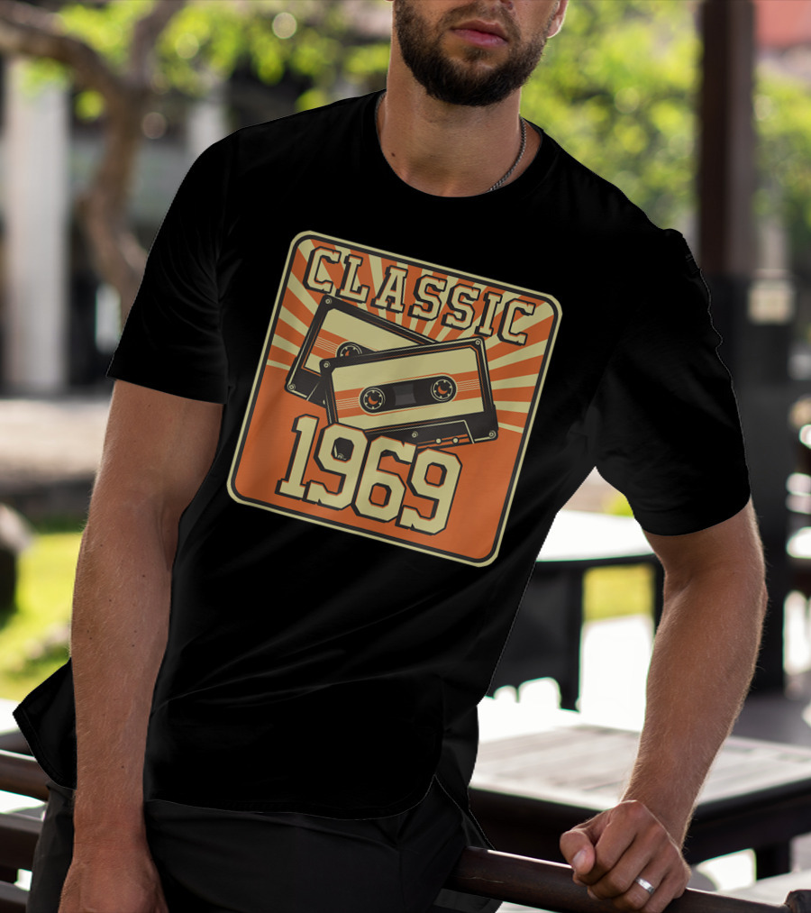 Classic 1969 Cassette 51st Birthday T-Shirt