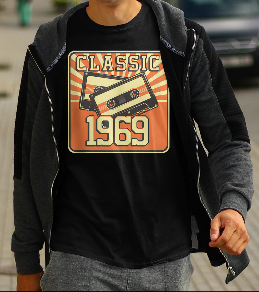 Classic 1969 Cassette 51st Birthday T-Shirt