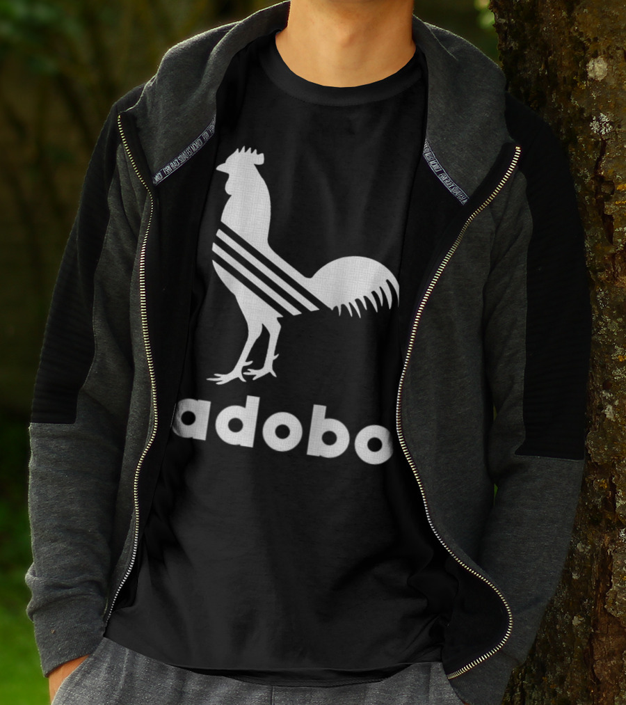 Adobo Rooster Logo With Classic And Funny Filipino T-Shirt