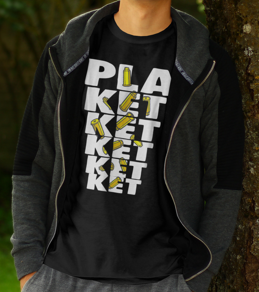 PLAKETKETKETKET Bullet Cartridge Accent Success T-Shirt