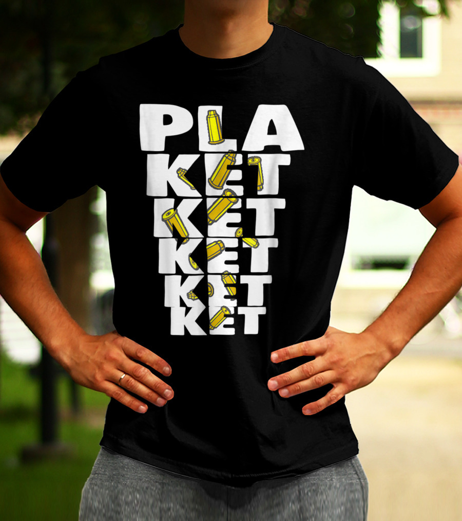 PLAKETKETKETKET Bullet Cartridge Accent Success T-Shirt