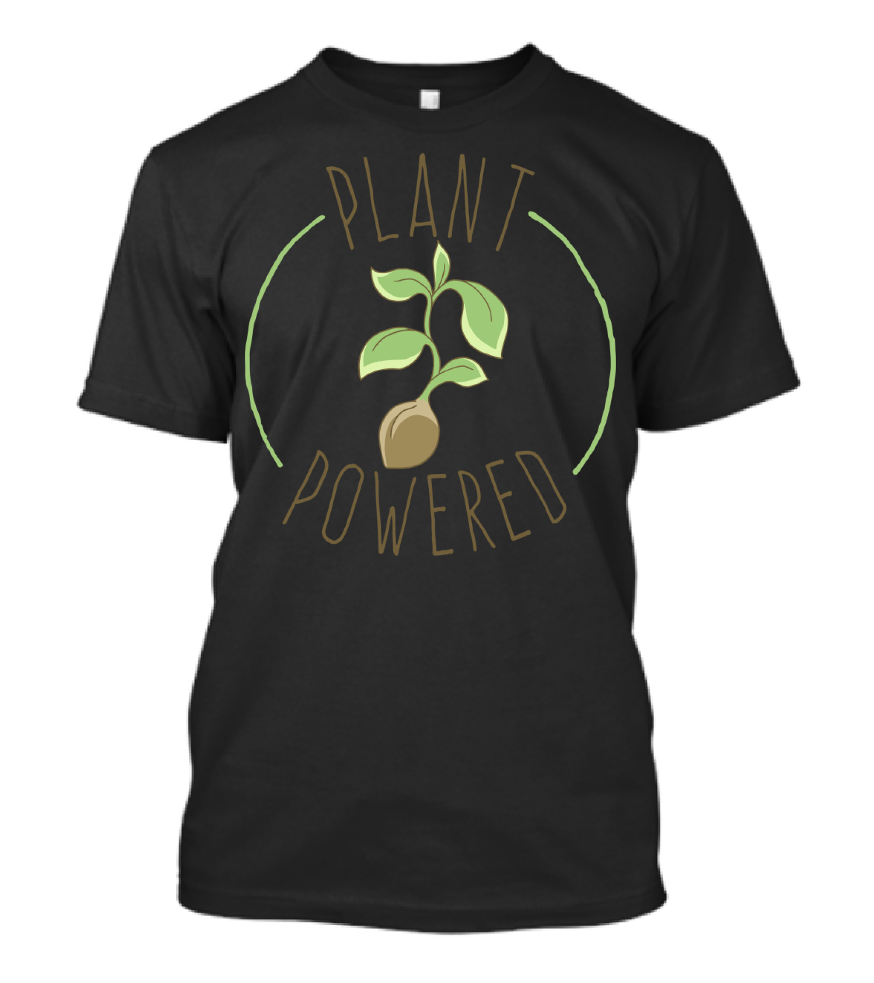 Plant Powered Seedling Emblem T-Shirt