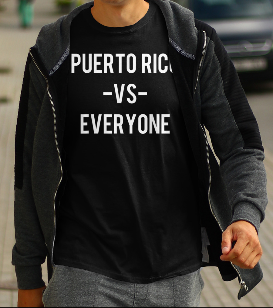 Puerto Rico Versus Everyone Iconic T-Shirt