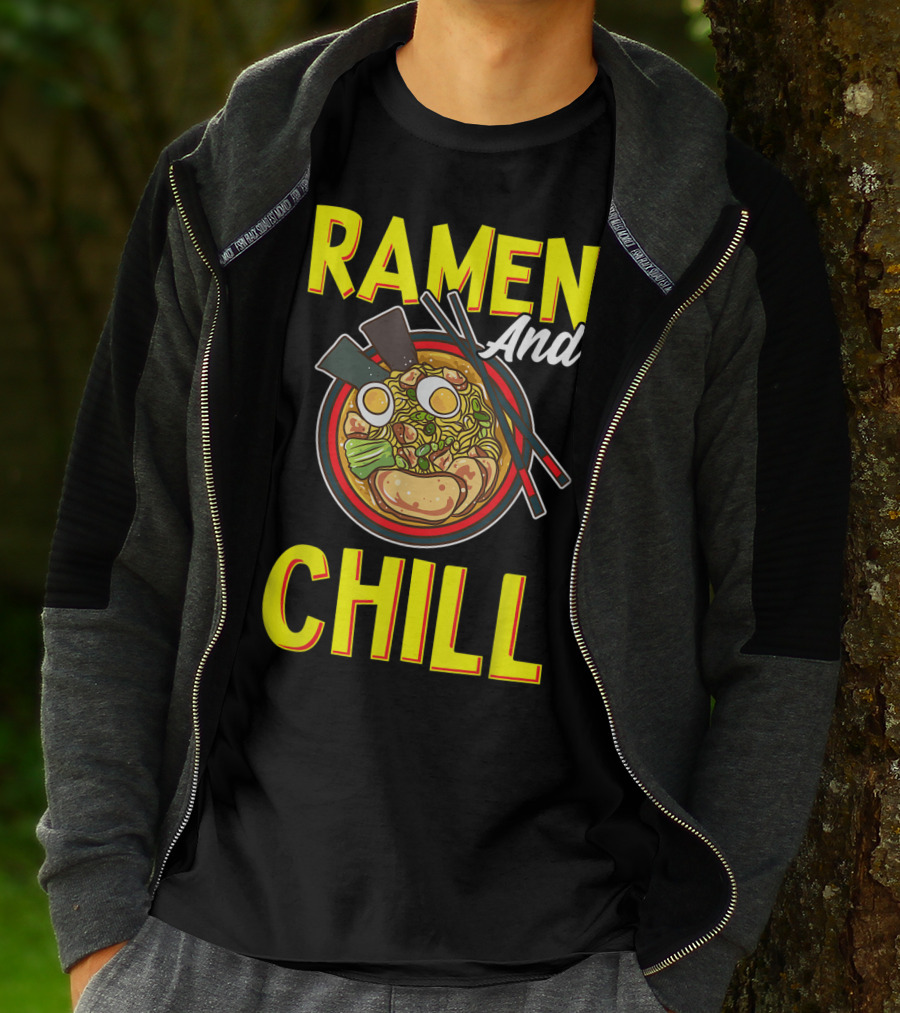 Ramen And Chill Kawaii Noodles Ramen Bowl T-Shirt