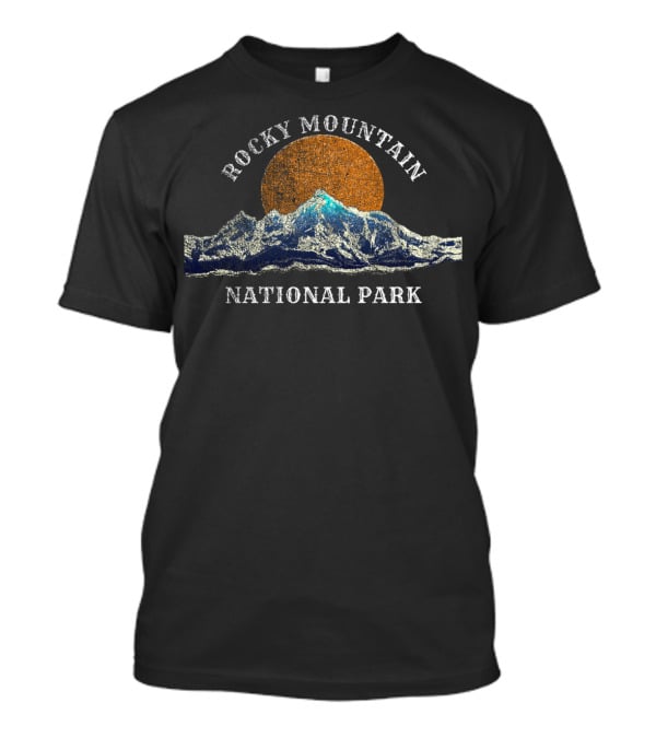 Rocky Mountain National Park Sunset Mountain Scene T-Shirt