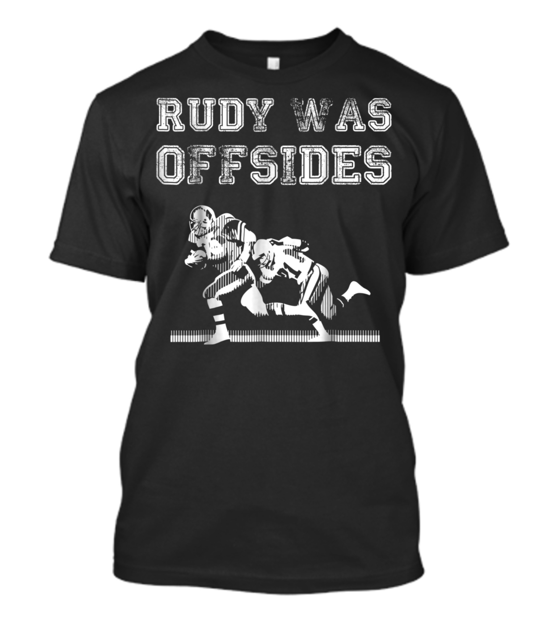 Rudy Was Offsides Football Play T-Shirt