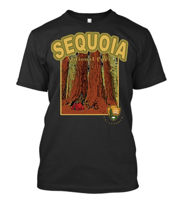 Sequoia National Park Giant Forest California Est 1890 T-Shirt