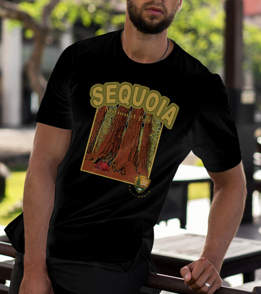 Sequoia National Park Giant Forest California Est 1890 T-Shirt