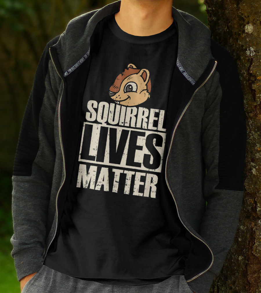 Squirrel Lives Matter Funny Squirrel Head T-Shirt