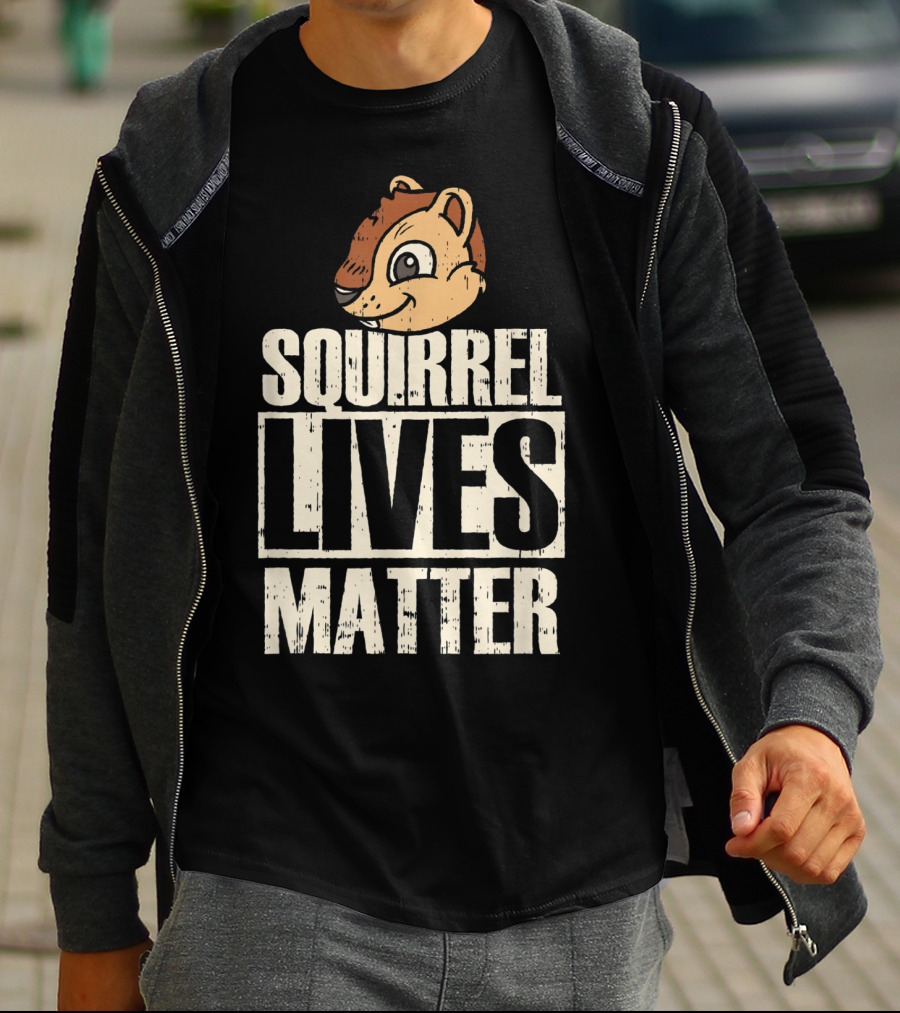 Squirrel Lives Matter Funny Squirrel Head T-Shirt