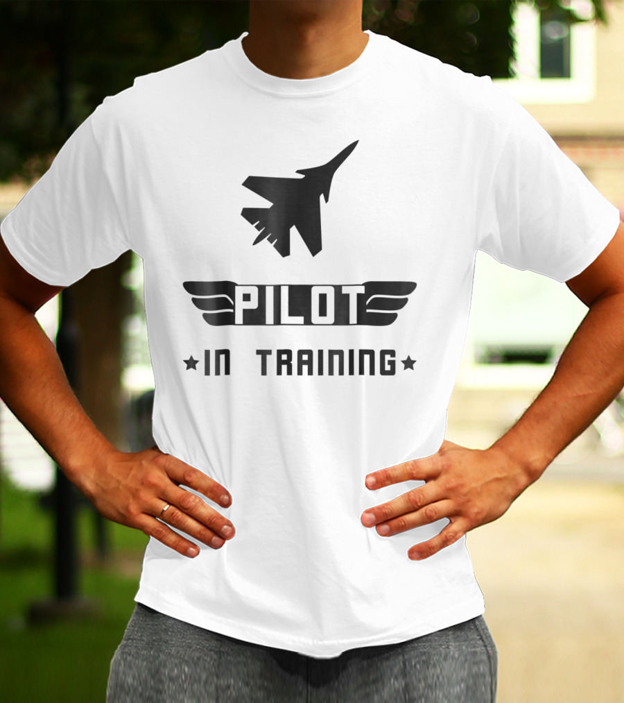 Pilot In Training Aviation Flying Fighter Jet T-Shirt