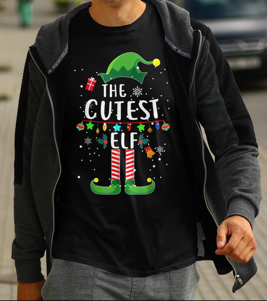 The Cutest Elf Christmas Outfit For Matching Family Group Holiday T-Shirt