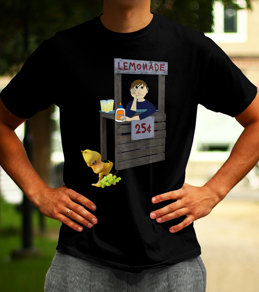 Lemonade Stand 25¢ The Duck Song Got Any Grapes T-Shirt