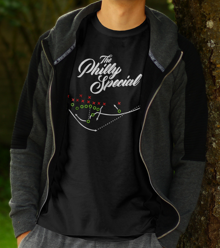 The Philly Special Iconic Football Play Diagram T-Shirt