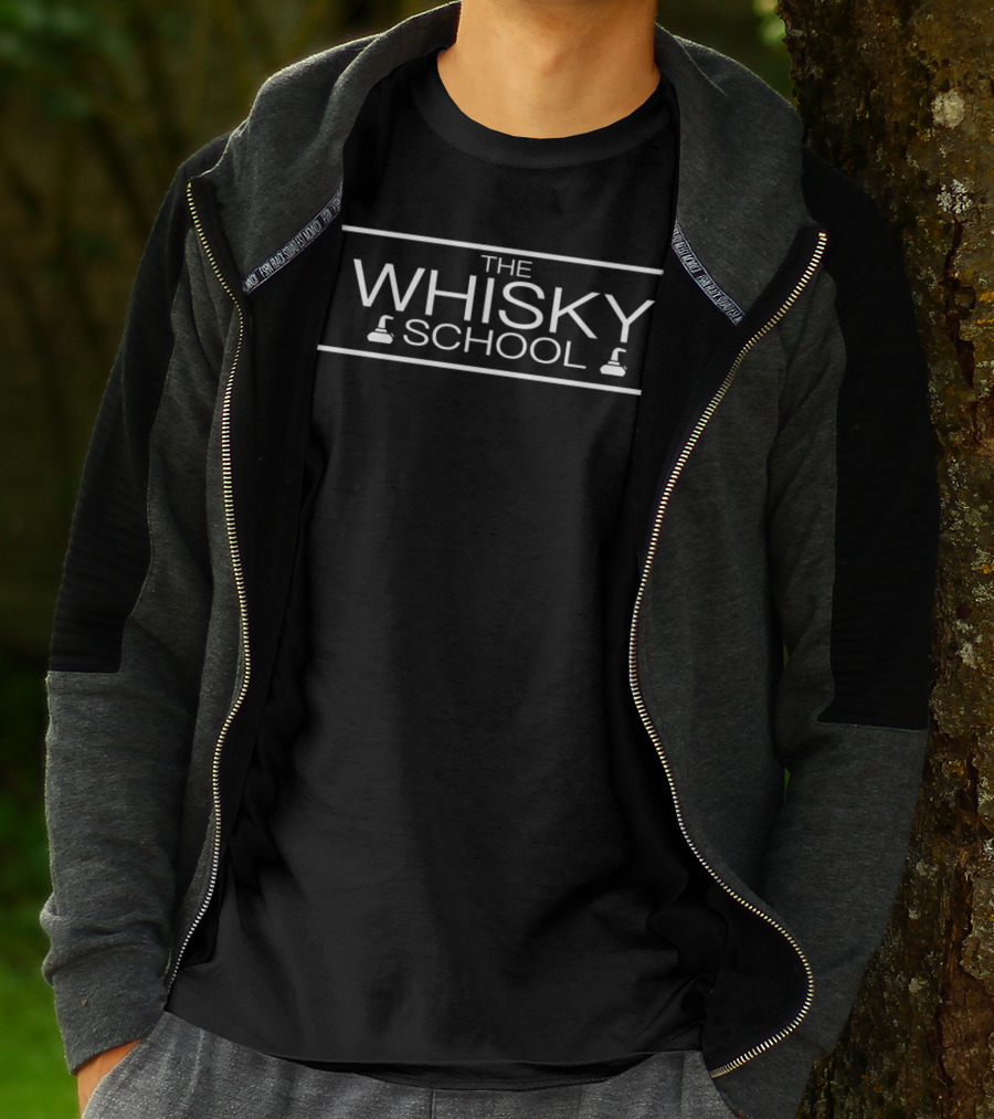 The Whisky School Master Classes By Graeme Featuring Iconic Whisky Elements And Branding T-Shirt