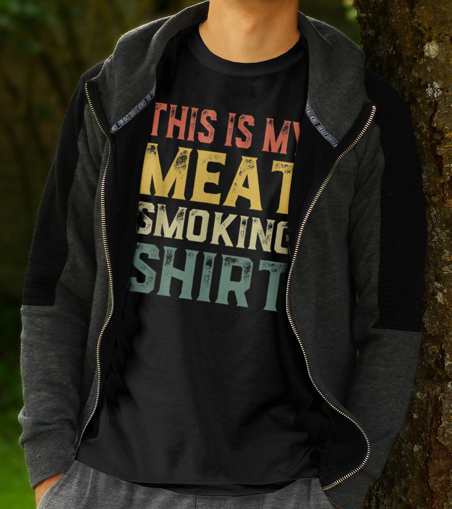 This Is My Meat Smoking Shirt BBQ Lover T-Shirt