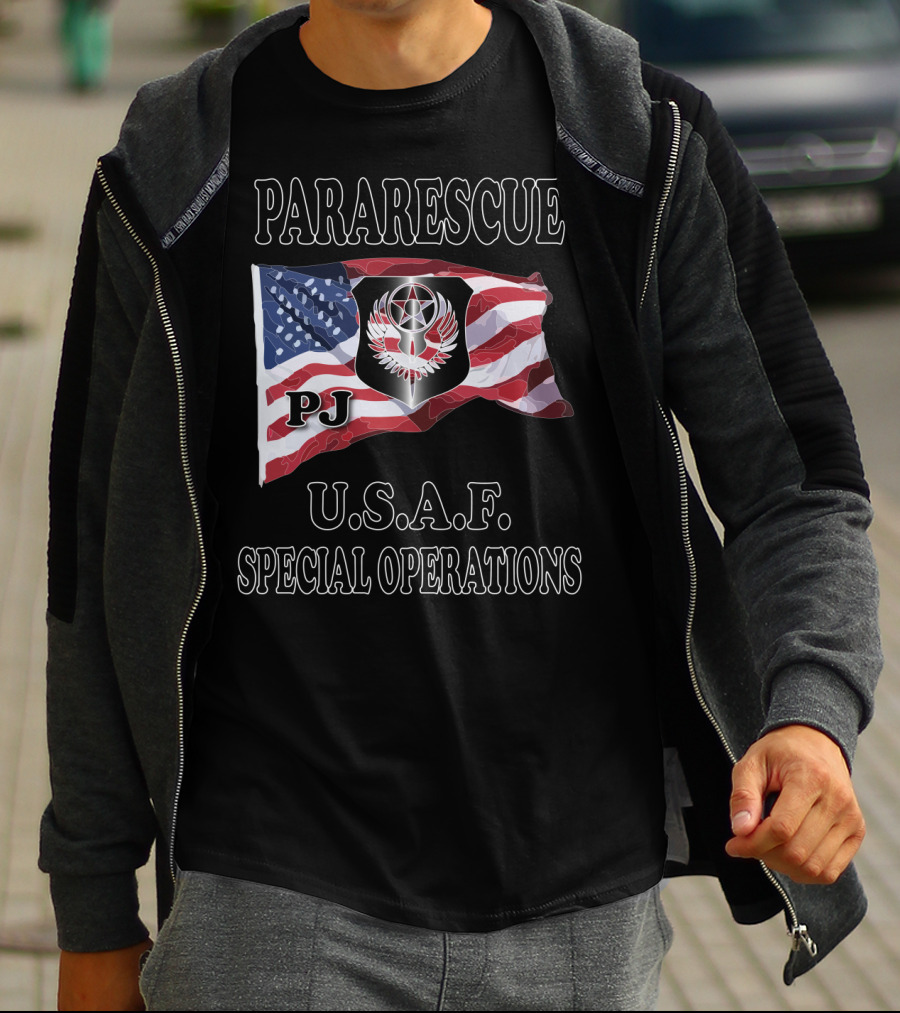 PARARESCUE PJ USAF SPECIAL OPERATIONS T-Shirt