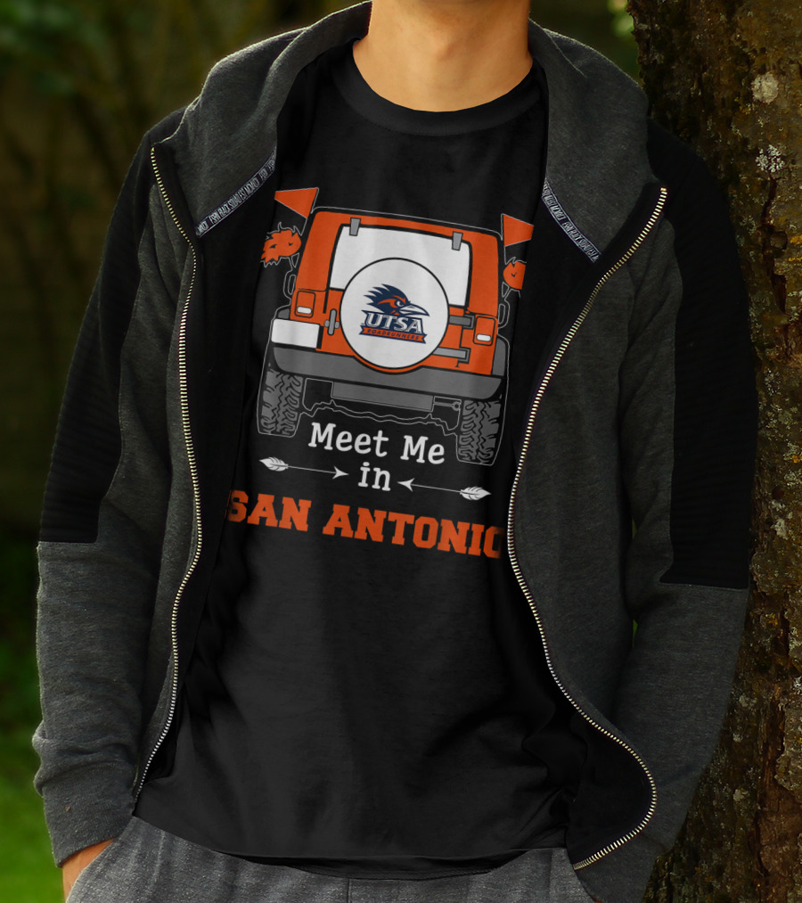 UTSA Roadrunners Meet Me In San Antonio Jeep T-Shirt