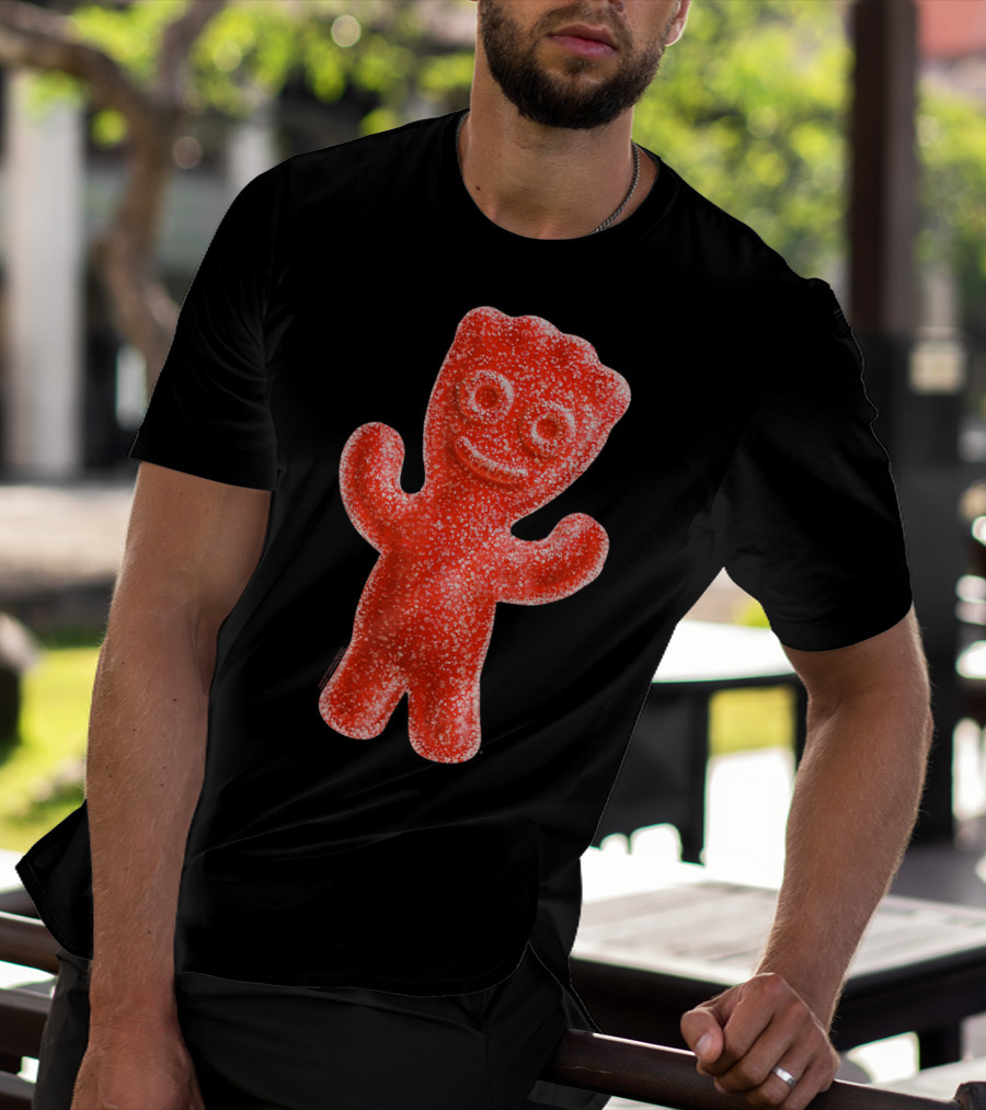 Sour Patch Kids Candy Red Gummy Smiling Figure T-Shirt