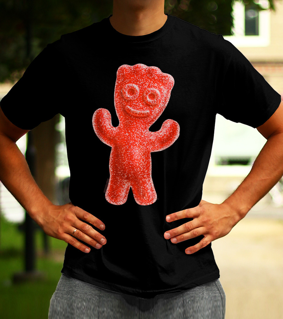 Sour Patch Kids Candy Red Gummy Smiling Figure T-Shirt