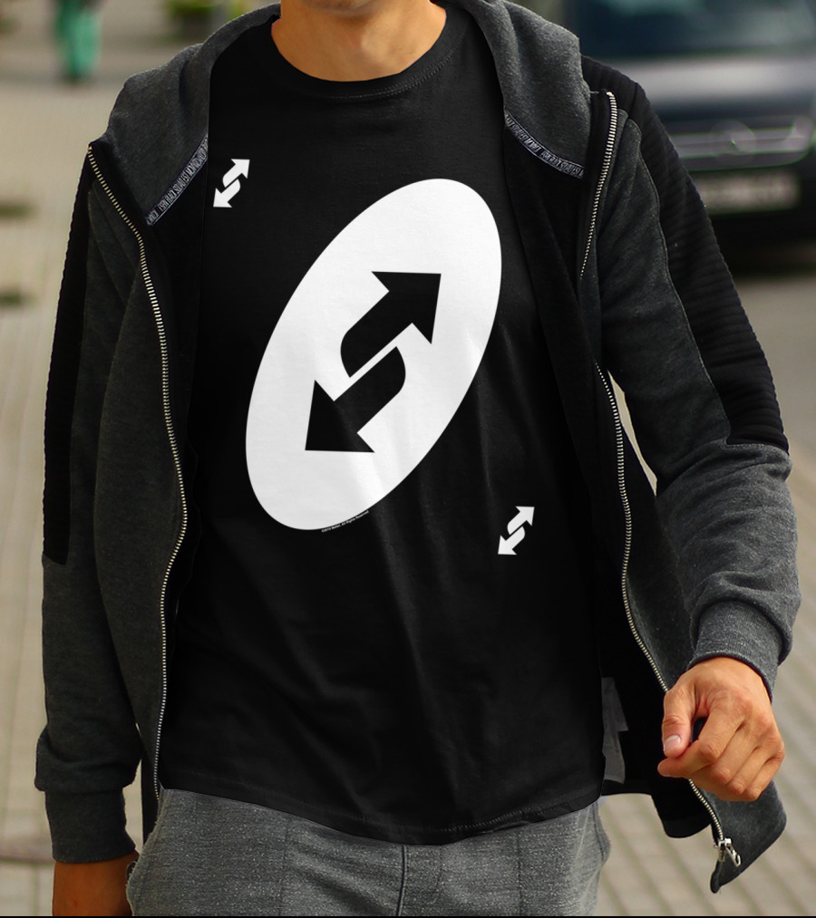 Uno Reverse Card Symbol T-Shirt