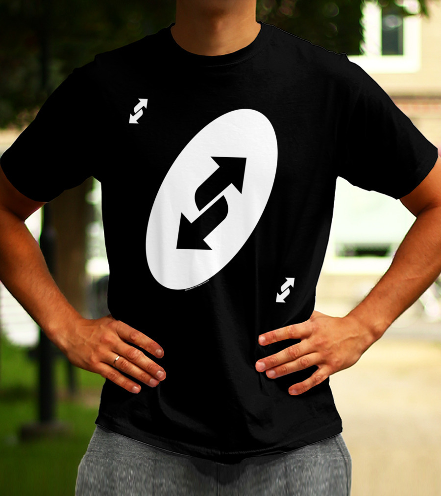 Uno Reverse Card Symbol T-Shirt
