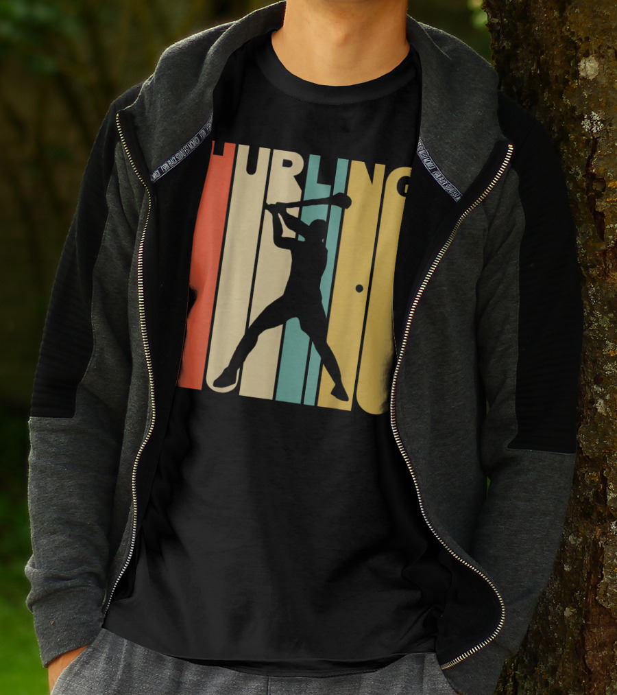 Hurling Vintage Style Retro T-Shirt